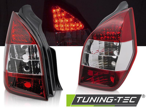 Zadní LED světla Citroen C2, červeno-bílé provedení