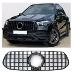 Sportovní maska Mercedes GLE-Class V167/C167 AMG Line PANAMERICANA GT LOOK - černý lesk