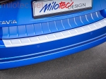 Plastový práh pátých dveří Škoda Octavia IV Combi - stříbrný