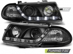 Přední světla černá Devill Eyes Opel Astra F