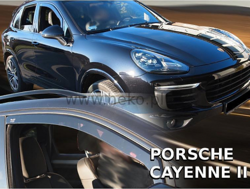 Deflektory-ofuky oken Porsche Cayenne