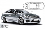 Sluneční clony CarShades MERCEDES-BENZ Class C W204, 4-dvéř.