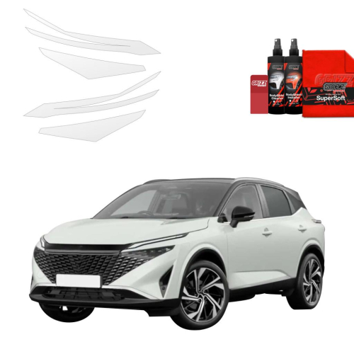 Ochranná folie GRIZZ na přední světlomety Nissan Qashqai 3 Facelift
